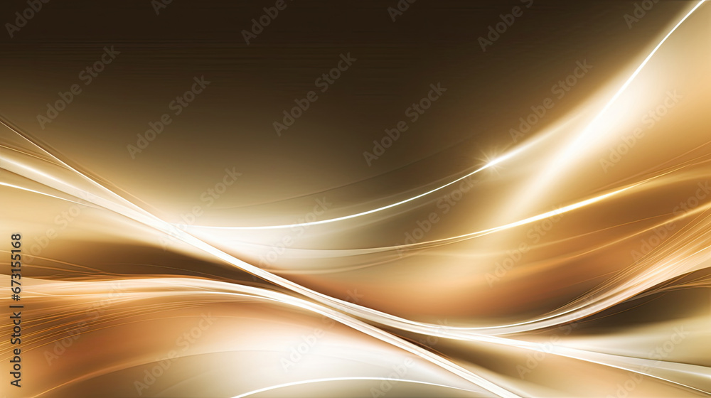 luxury golden color Abstract wave background. Abstract soft color waves, 