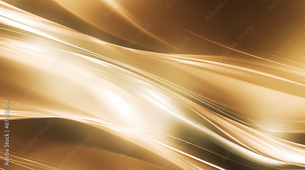 luxury golden color Abstract wave background. Abstract soft color waves, 