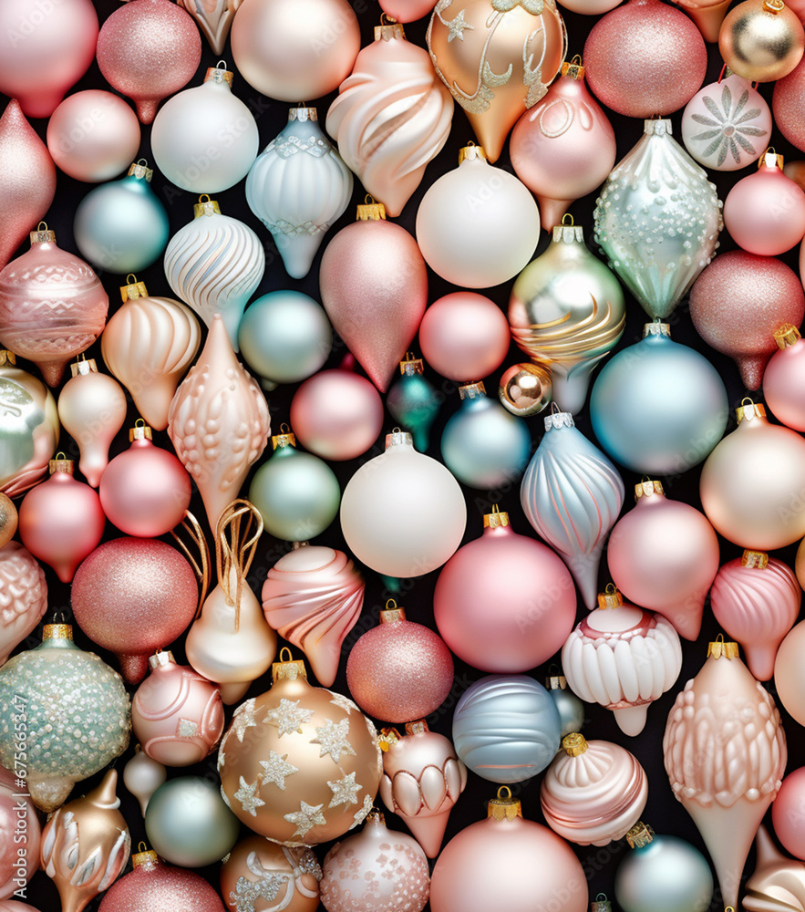 Christmas bauble decoration ornaments collection