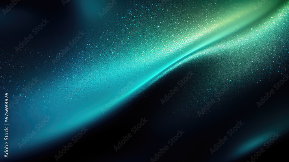 Abstract dark background. Silk satin fabric.light green. Elegant background with space for design. Soft wavy folds. Abstract Background with 3D Wave Bright blue , Christmas, birthday, anniversary