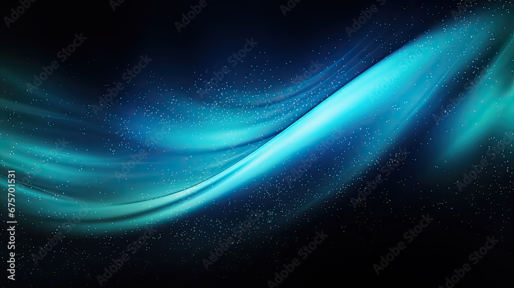 Abstract dark background. Silk satin fabric..light teal blue .Elegant background with space for design. Soft wavy folds. Abstract Background with 3D Wave Bright blue ,Christmas, birthday, anniversary