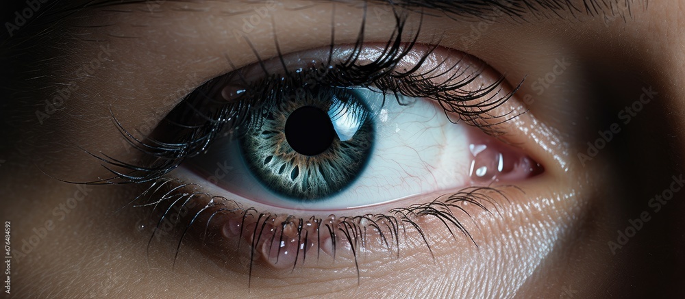 The close up photograph showcased the woman s large captivating eyes revealing flawless skin and a perfectly defined eyelid while an unexpected papilloma on her face became the focal point 