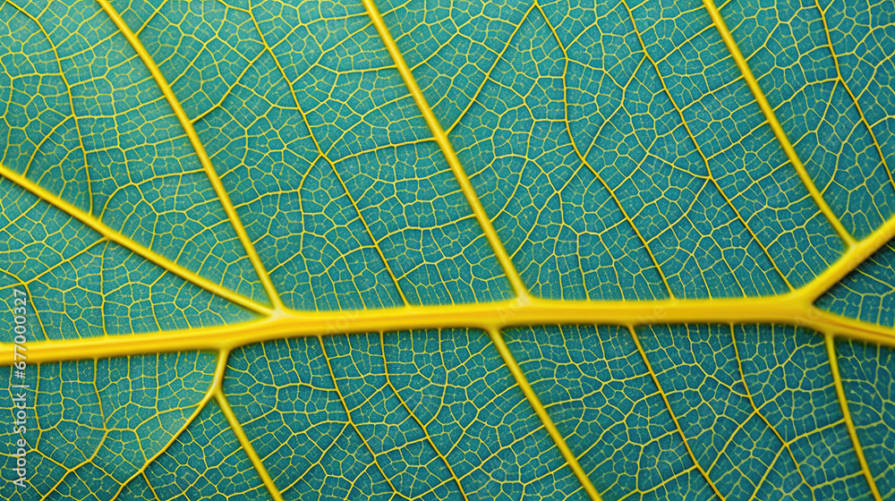 Close up of Fiber structure of  leaves texture background. Cell patterns of Skeletons leaves, foliage branches, Leaf veins abstract of Autumn , Green Leaf Texture ,Macro leaf