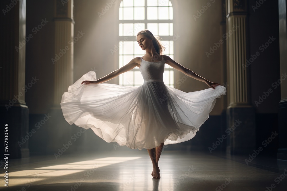 elegant ballet dancer