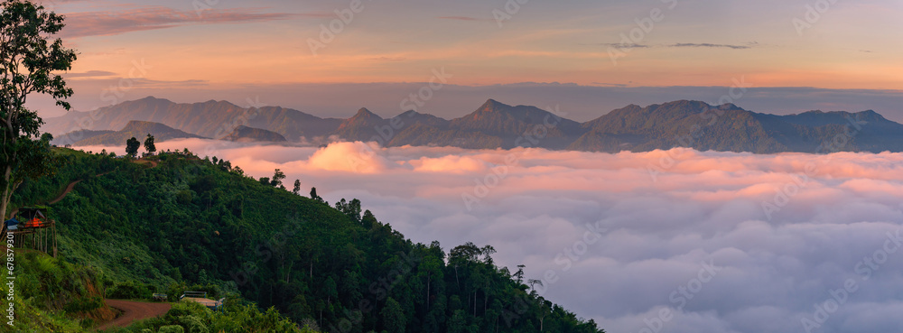 landscape and sky background