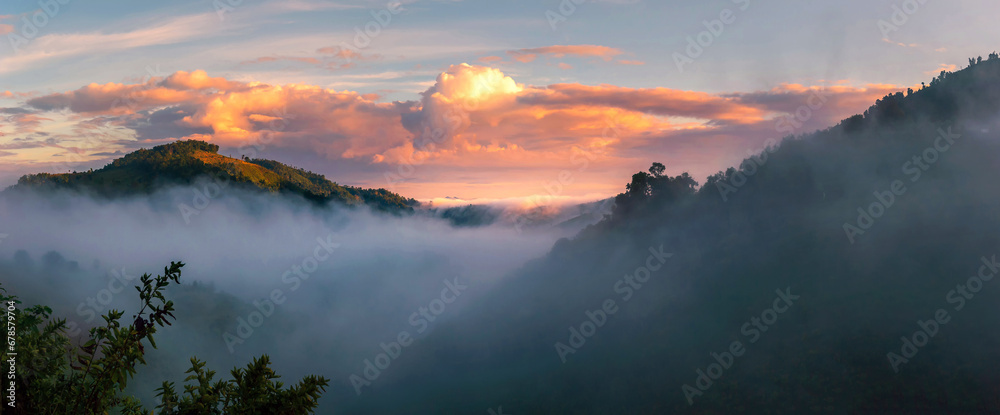 landscape and sky background