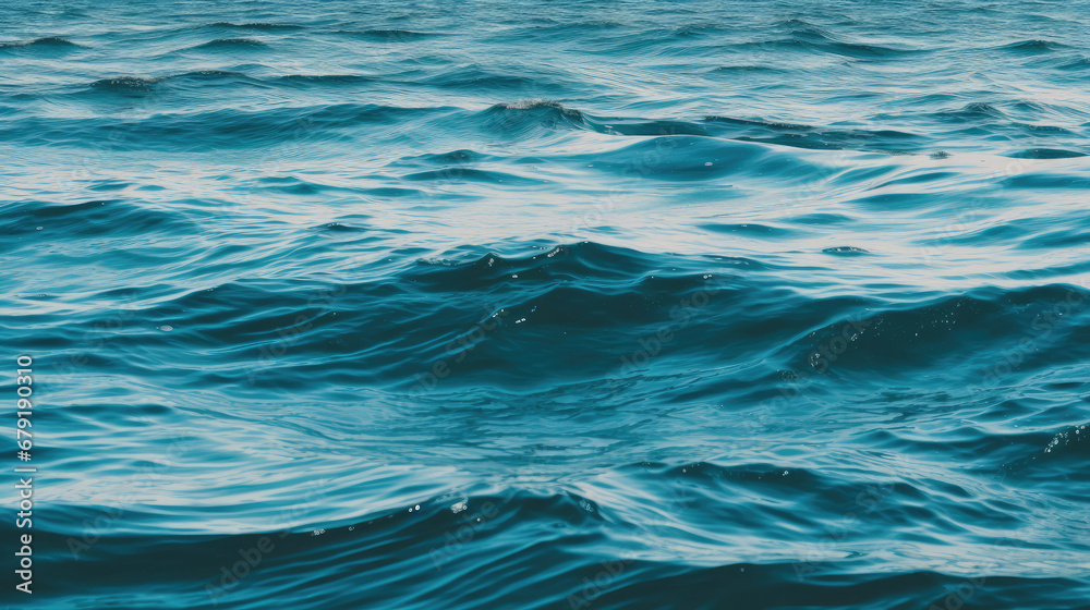 blue water surface Small ocean waves