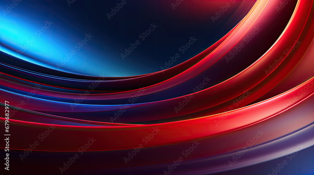 red blue abstract background, futuristic design, 3d modern technology background	 