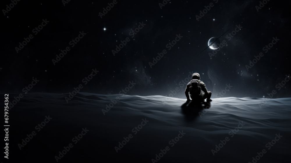 alone in the space