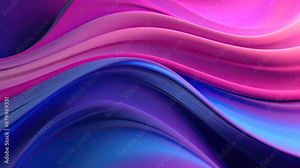 pink and blue abstract background, futuristic design, 3d modern technology background,Colorful abstract background with pink and blue shiny wavy surfaces