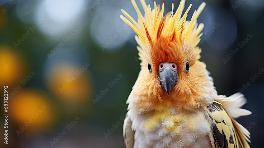 parrot on a branch, Cockatiel Cute Cockatoo Animal Parrot Pet, yellow macaw