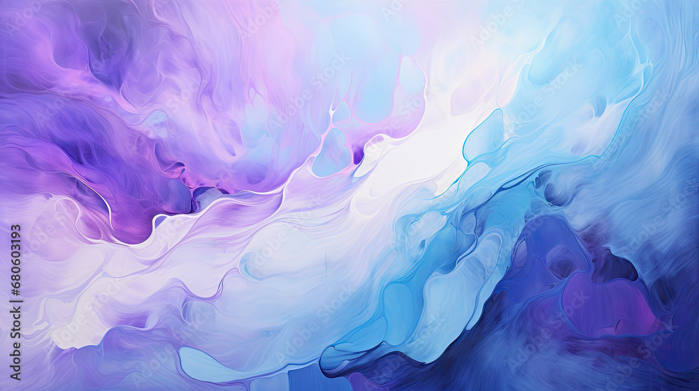 Abstract paint texture. Acrylic blue and purple paint background,Abstract watercolor background in blue colors