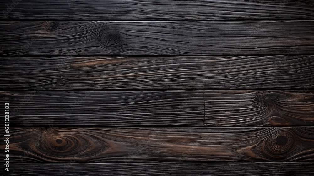 african black wood background, wood pattern on wooden background, Surface of the old brown wood texture. Old dark textured wooden background. Top view.